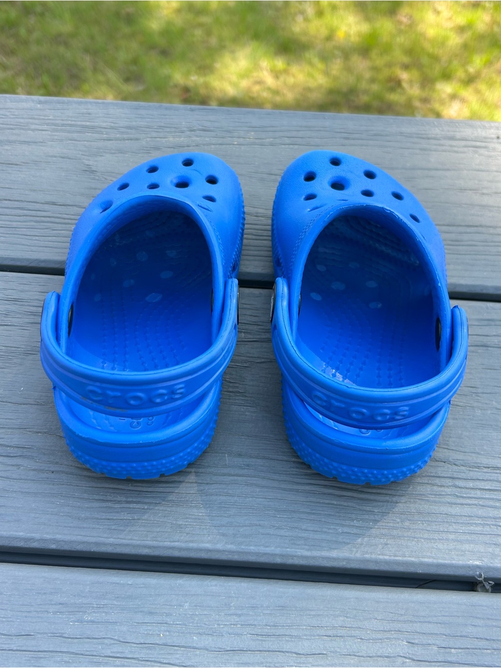Crocs Classic Clog Slip on Shoes for Kids - Blue-Size C8- - Picture 7 of 9